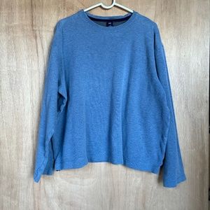 Gap Blue Casual 100% Cotton Sweatshirt Extra Large XL